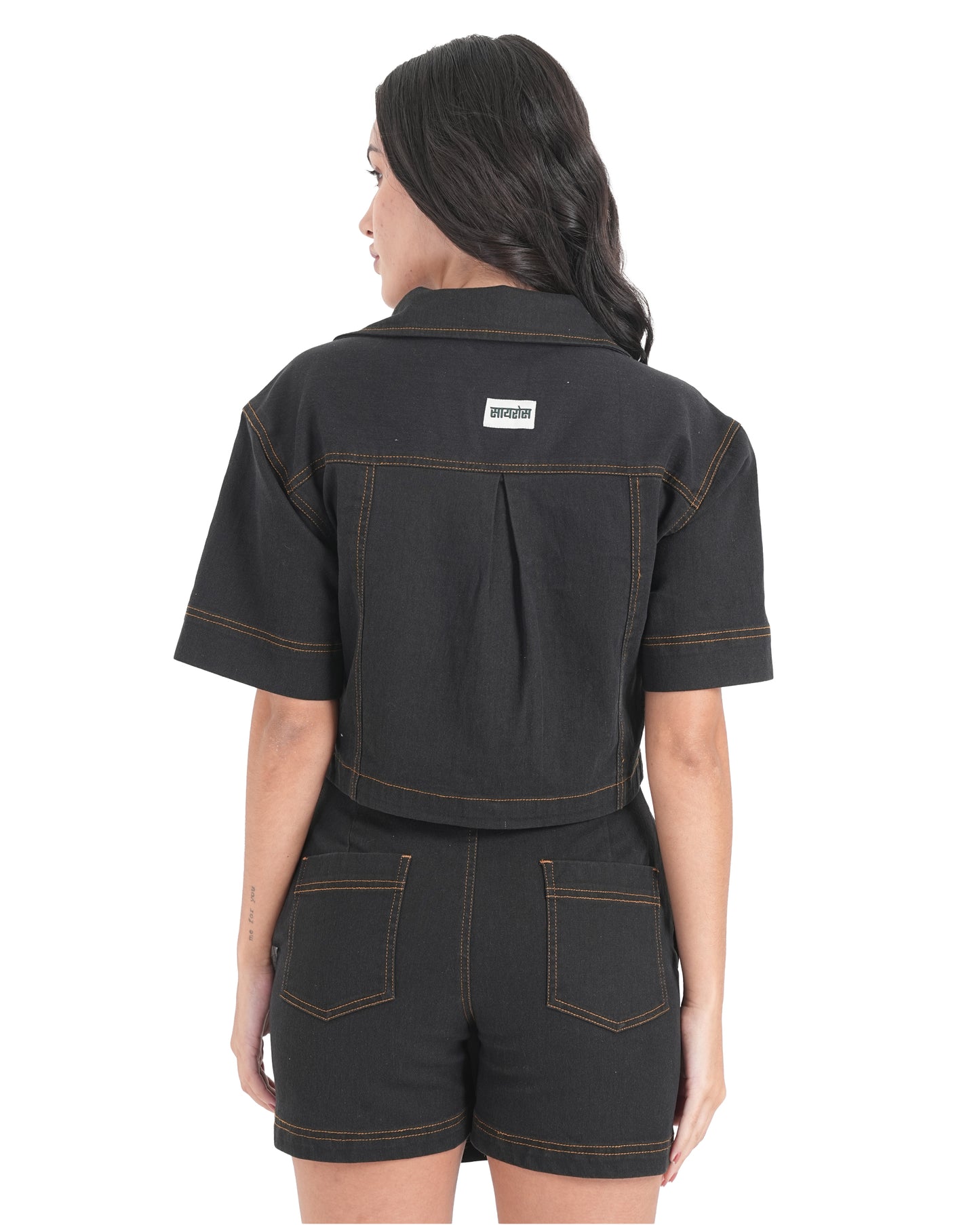 Urban Rebel Denim Crop Shirt