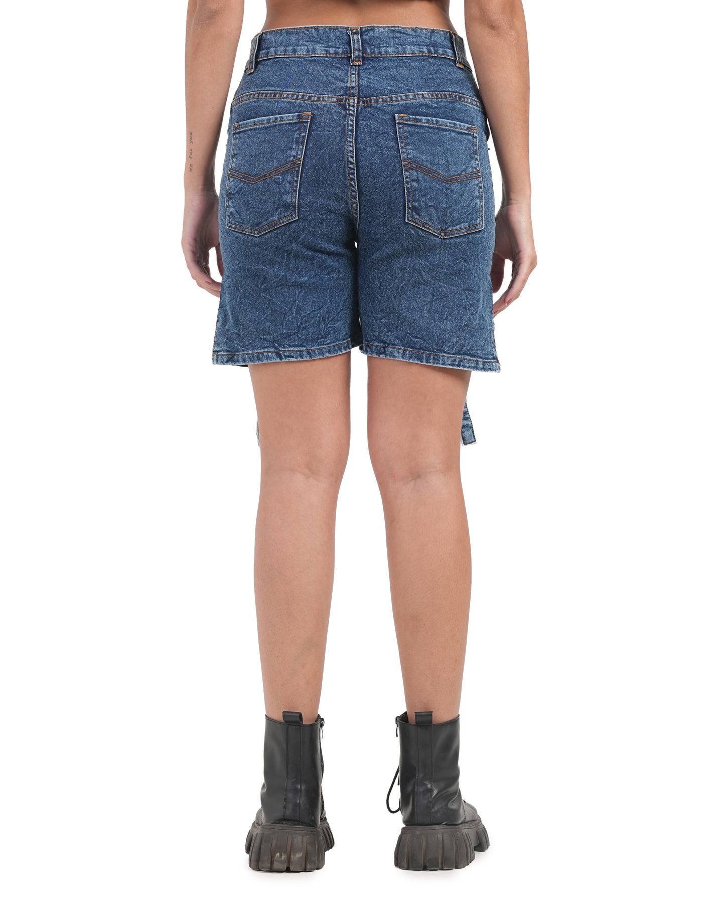 Utility Pocket Denim Cargo Shorts