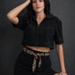 Urban Rebel Denim Crop Shirt