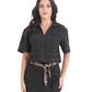 Urban Rebel Denim Crop Shirt