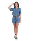 Wild Knot Denim Shorts