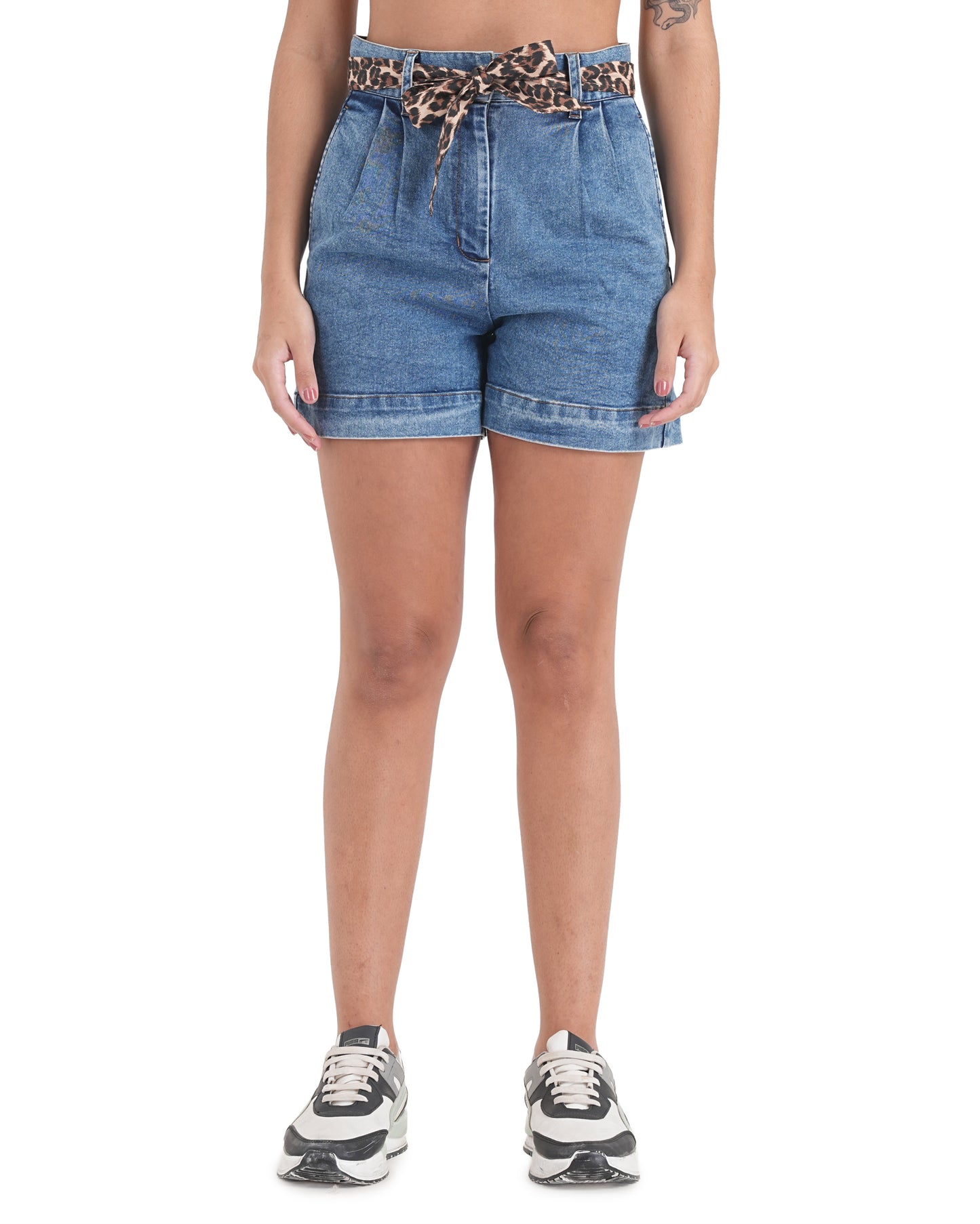 Wild Knot Denim Shorts