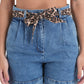 Wild Knot Denim Shorts