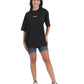 Urban Drift Line-Art Skull Oversized Tee