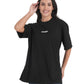Urban Drift Line-Art Skull Oversized Tee