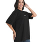Urban Drift Line-Art Skull Oversized Tee