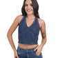 Off-Duty Denim Halter