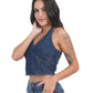 Off-Duty Denim Halter