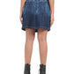 Utility Style Denim Mini Skirt