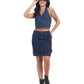 Midnight Utility Denim Mini