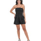 High-Waist Tie-Up Denim Shorts