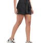 High-Waist Tie-Up Denim Shorts